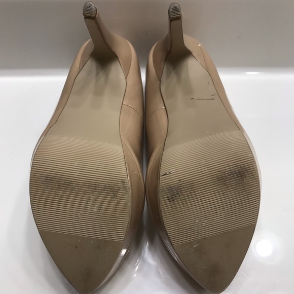 👡PRICE DROP👡 Madden Girl Tan Patent Leather Platform Heels – 10 - Picture 7 of 8